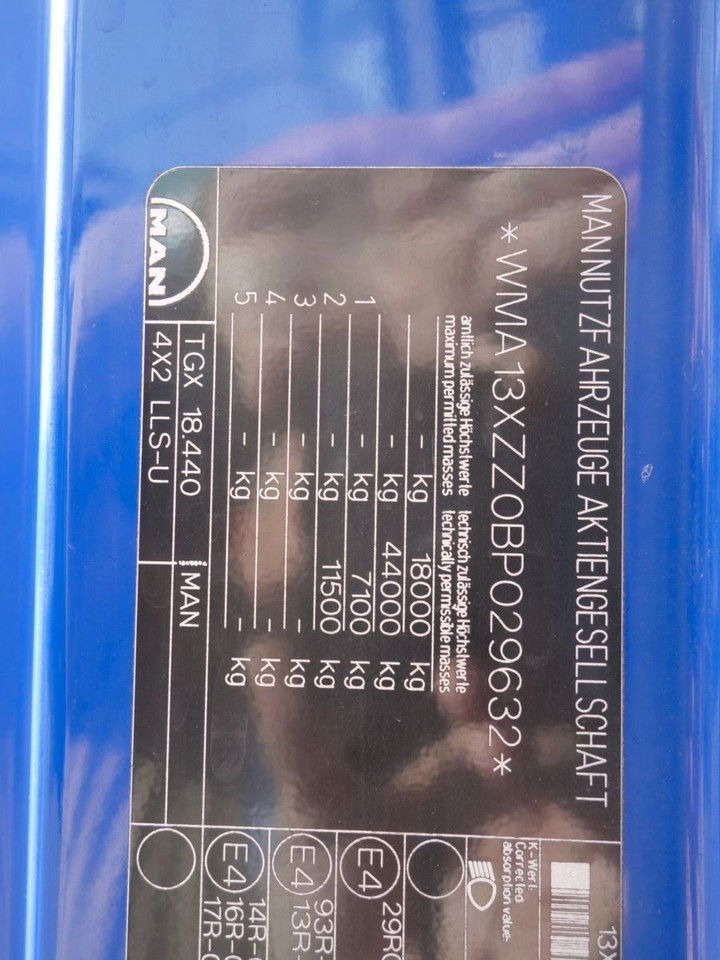 Cabeza tractora MAN TGX 18.440 XLX EEV LD: foto 8 Cabeza tractora MAN TGX 18.440 XLX EEV LD: foto 8