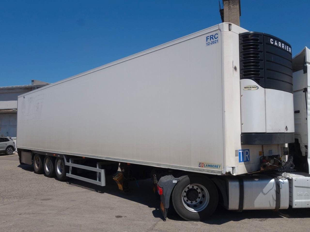 Lamberet LVF S3 mit Carrier 1300, 2.400 BtS. - Semirremolque frigorífico: foto 2 Lamberet LVF S3 mit Carrier 1300, 2.400 BtS. - Semirremolque frigorífico: foto 2