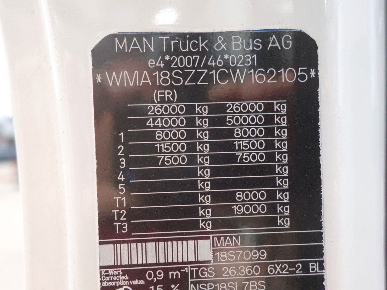 Camión grúa MAN TGS 26.360 FG 6x2 mit Fassi F210C: foto 14 Camión grúa MAN TGS 26.360 FG 6x2 mit Fassi F210C: foto 14