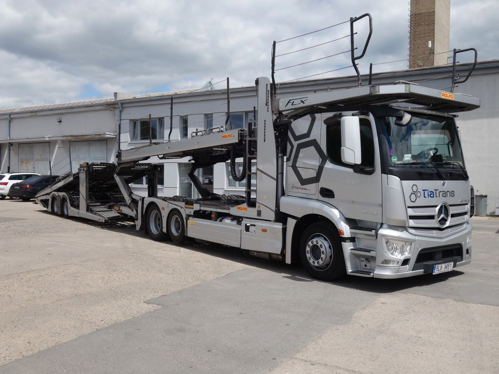 Mercedes-Benz Actros 2443 mit Rolfo FLX - Camión portavehículos: foto 2 Mercedes-Benz Actros 2443 mit Rolfo FLX - Camión portavehículos: foto 2