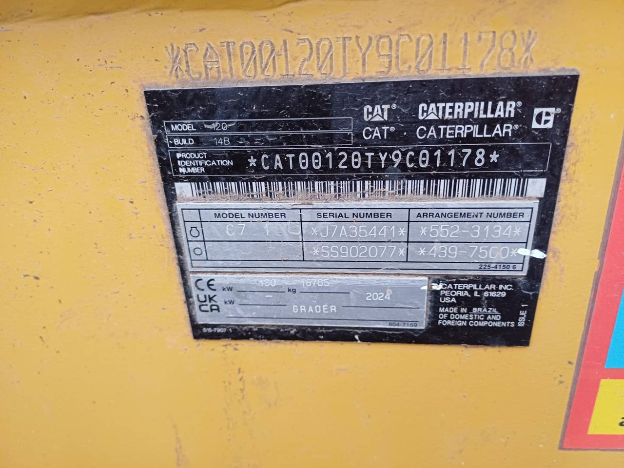 Grader CAT 120-14: foto 6 Grader CAT 120-14: foto 6