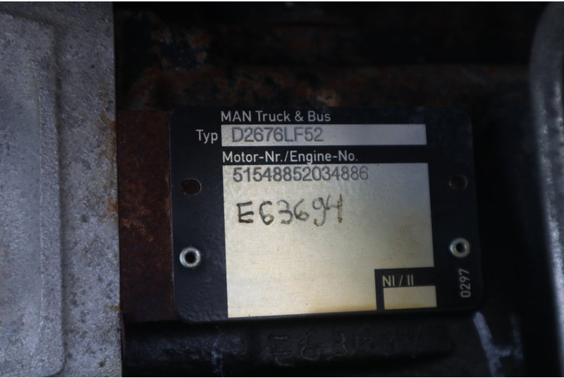 MAN D2676LF52 EURO6 460PS - Motor para Camión: foto 5 MAN D2676LF52 EURO6 460PS - Motor para Camión: foto 5