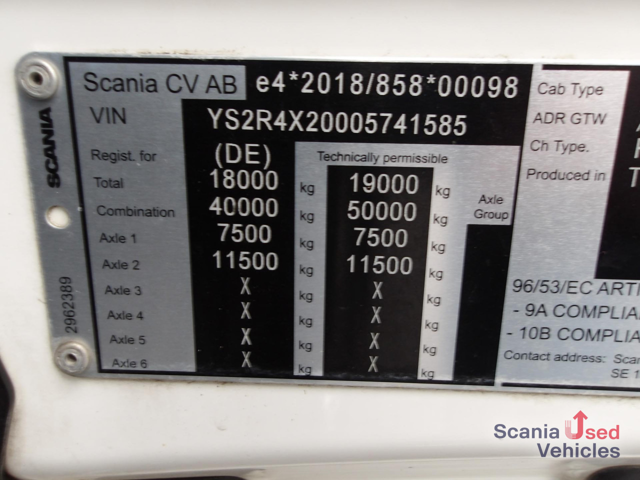 Cabeza tractora SCANIA R 460 NA - HYDRAULIK - HIGHLINE - 2x TANKs - ACC -: foto 7