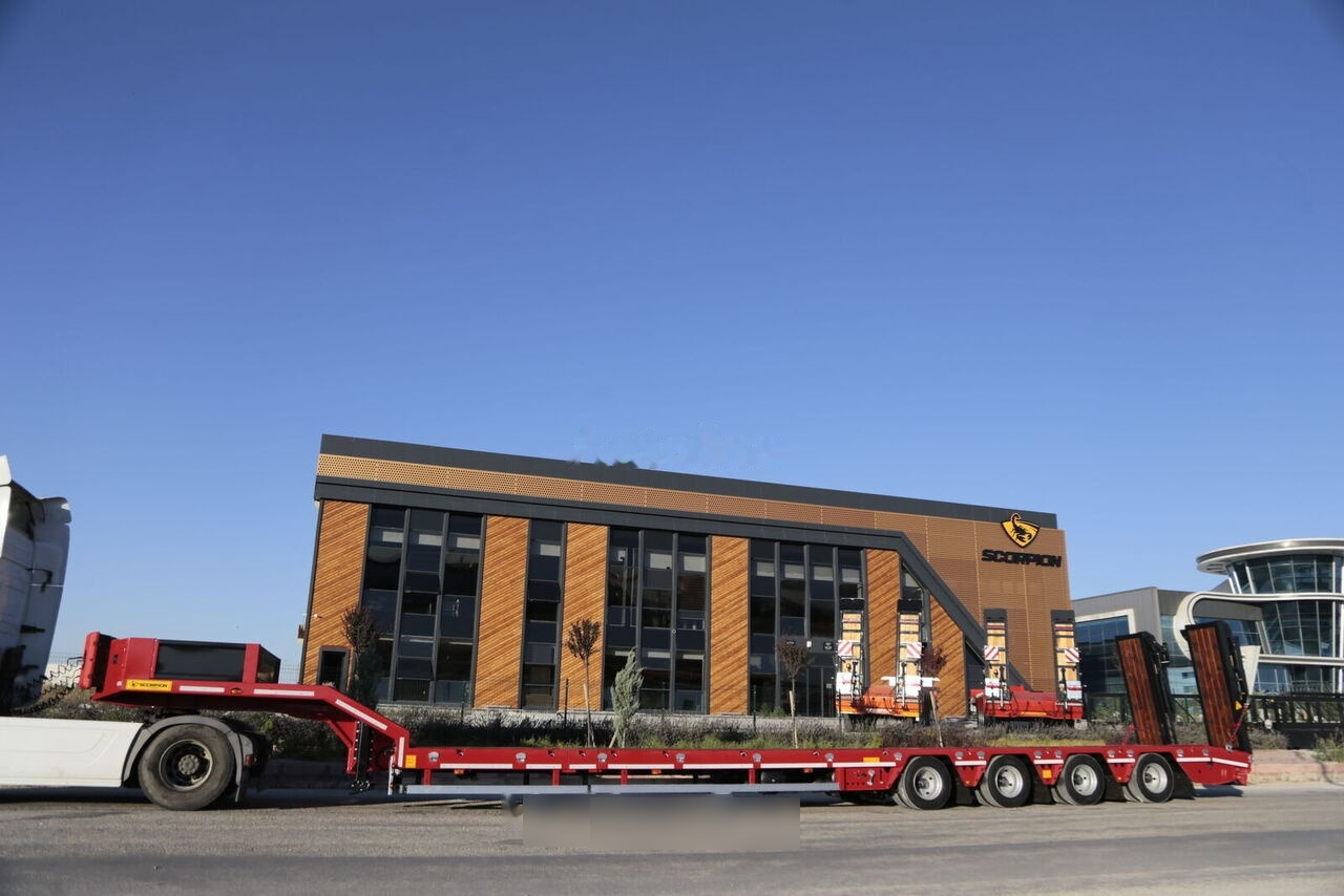 Scorpion Trailer NEW 4 AXLE  LOWBED SEMI TRAILER (MANUFACTURER COMPANY) - Semirremolque góndola rebajadas: foto 1 Scorpion Trailer NEW 4 AXLE  LOWBED SEMI TRAILER (MANUFACTURER COMPANY) - Semirremolque góndola rebajadas: foto 1