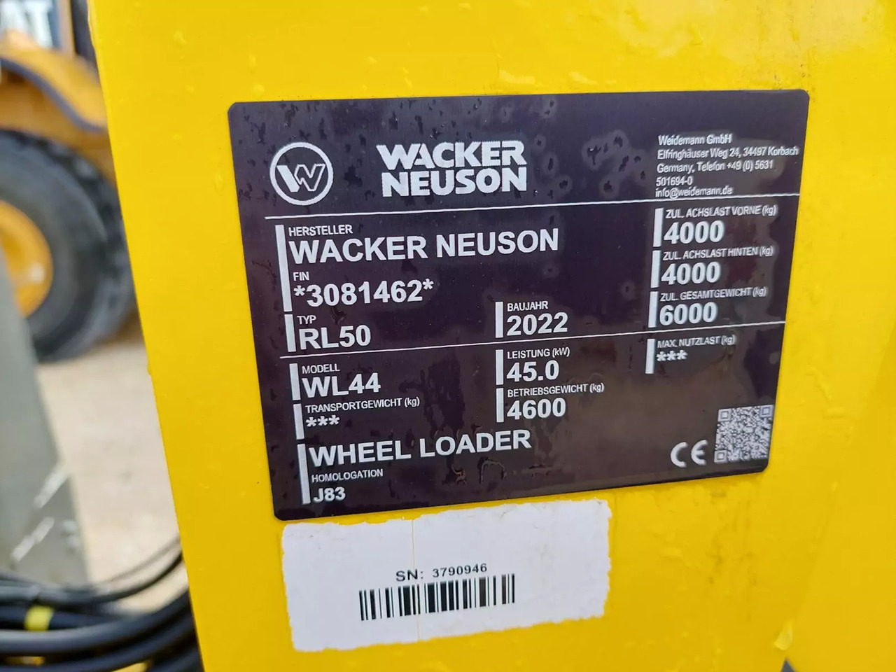 Cargadora de ruedas 2022 Wacker Neuson WL 44: foto 15