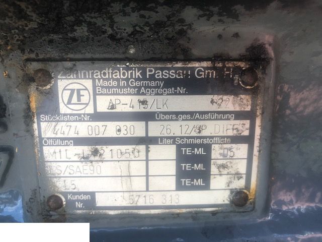 Eje y piezas para Maquinaria agrícola Furukawa 365 - Most Napędowy: foto 7 Eje y piezas para Maquinaria agrícola Furukawa 365 - Most Napędowy: foto 7