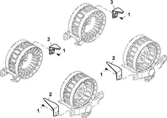 John Deere 9470RX - Zgarniacz RE582347 (Gąsienice i obciąźniki) - Piezas del tren de rodaje para Tractor: foto 1 John Deere 9470RX - Zgarniacz RE582347 (Gąsienice i obciąźniki) - Piezas del tren de rodaje para Tractor: foto 1