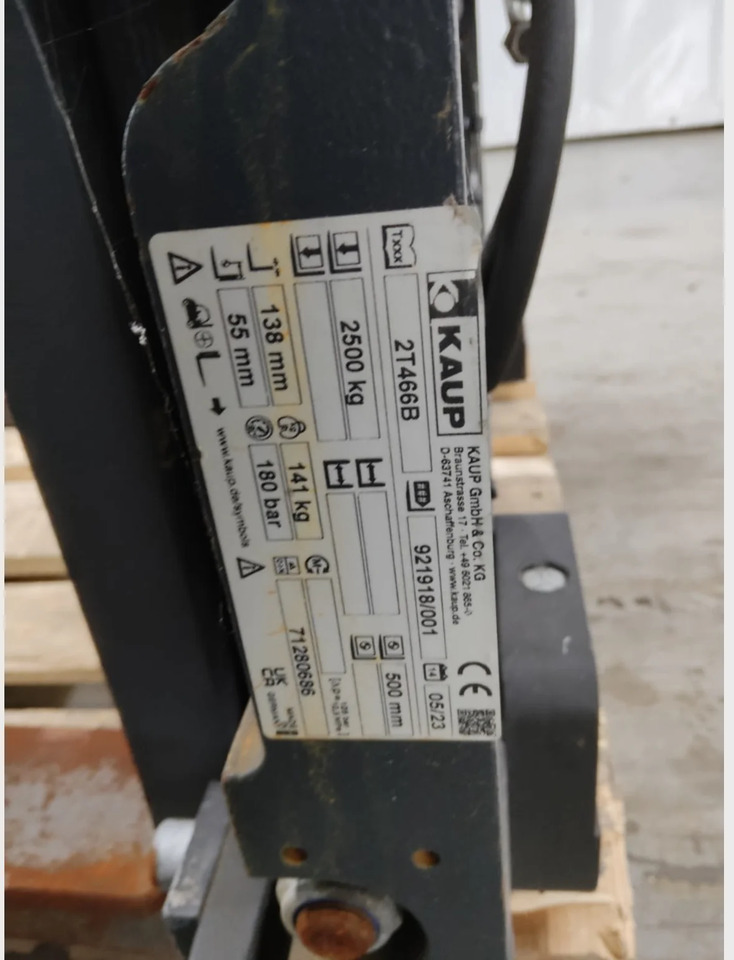 Kaup 2T466B - Implemento para Equipo de manutención: foto 4 Kaup 2T466B - Implemento para Equipo de manutención: foto 4