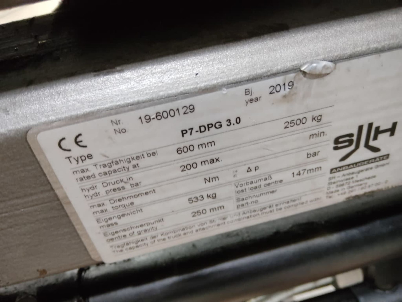 Kaup P7-DPG30 - Implemento para Equipo de manutención: foto 4 Kaup P7-DPG30 - Implemento para Equipo de manutención: foto 4