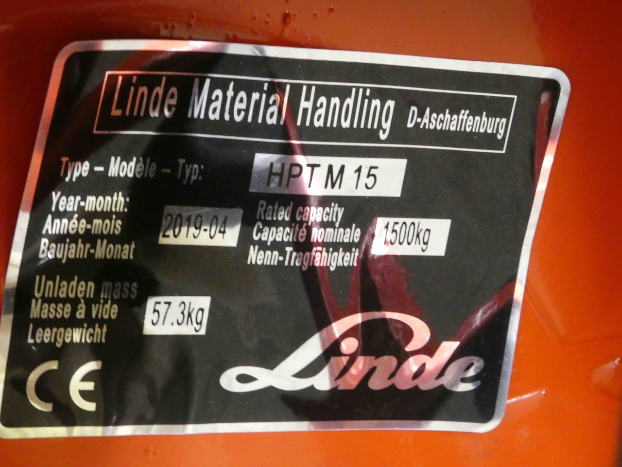 Linde 3x HPTM15Low/350mm - Transpaleta: foto 2 Linde 3x HPTM15Low/350mm - Transpaleta: foto 2