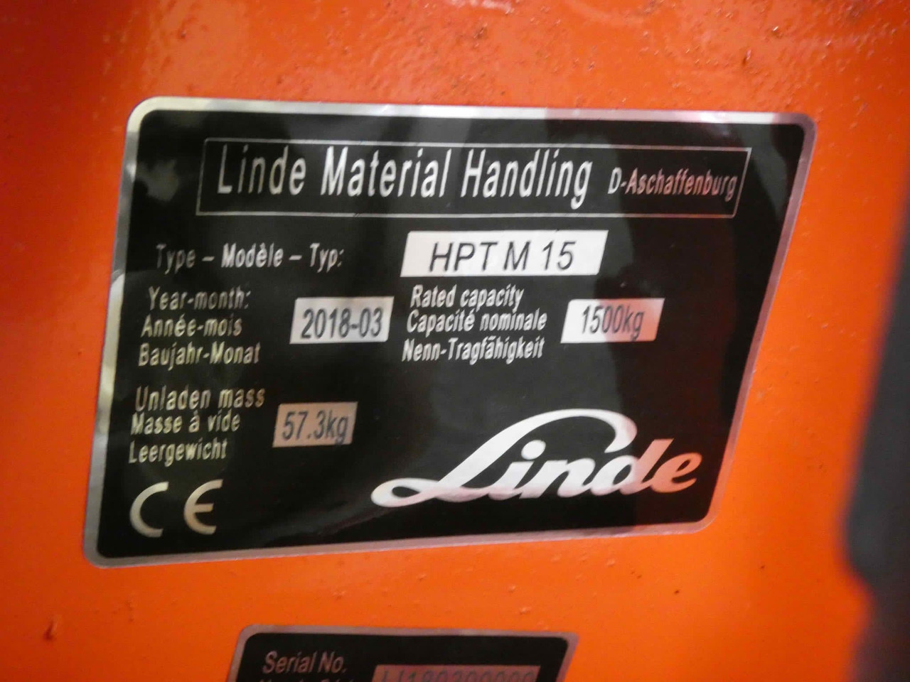 Linde 4x HPTM15Low/350mm - Transpaleta: foto 2 Linde 4x HPTM15Low/350mm - Transpaleta: foto 2