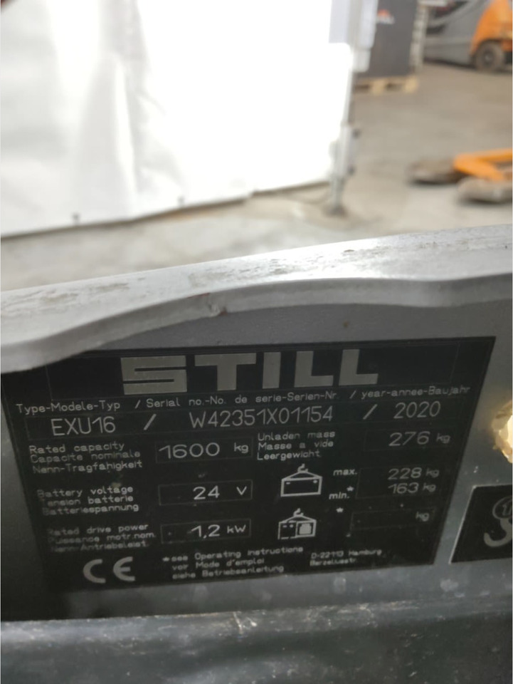 STILL EXU16 - Transpaleta: foto 5 STILL EXU16 - Transpaleta: foto 5