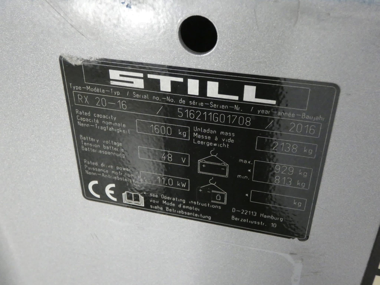 STILL RX20-16 - Carretilla elevadora eléctrica: foto 5 STILL RX20-16 - Carretilla elevadora eléctrica: foto 5