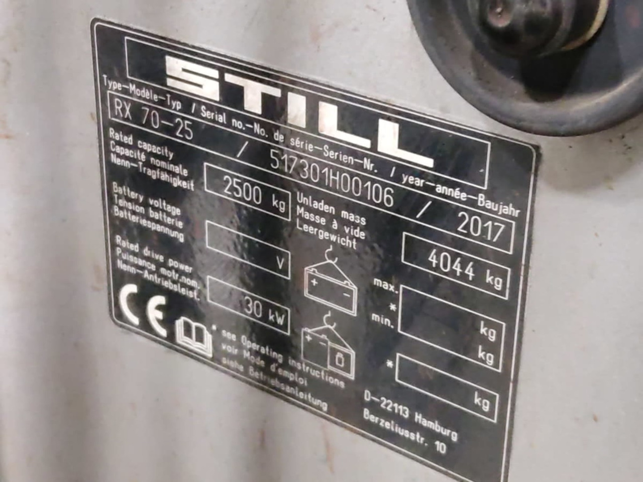 STILL RX70-25 - Carretilla elevadora diésel: foto 5 STILL RX70-25 - Carretilla elevadora diésel: foto 5