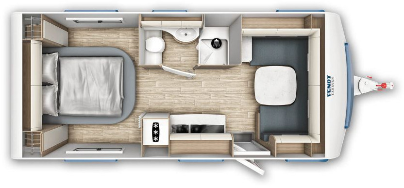 Fendt Tendenza 560 SFDW 2000kg. Batterie 75Ah Vivara Fendt Tendenza 560 SFDW mit Extras %Lagerabverkauf% - Caravana: foto 2 Fendt Tendenza 560 SFDW 2000kg. Batterie 75Ah Vivara Fendt Tendenza 560 SFDW mit Extras %Lagerabverkauf% - Caravana: foto 2