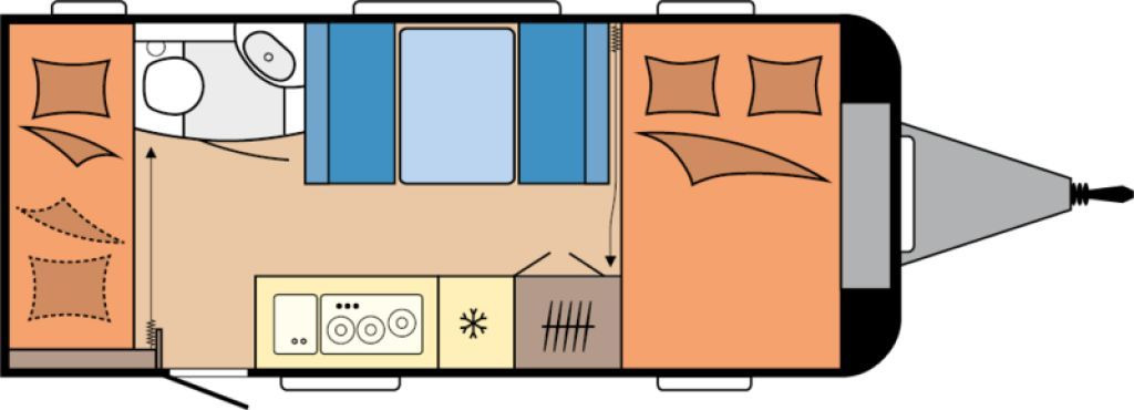 Hobby De Luxe 490 KMF 2026 GARAGE AUTARK 1800kg.+++ - Caravana: foto 2 Hobby De Luxe 490 KMF 2026 GARAGE AUTARK 1800kg.+++ - Caravana: foto 2