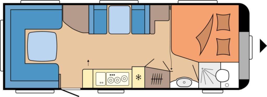 Hobby Excellent Edition 650 UMFe PICO AUTARK, FBH 2200 - Caravana: foto 2 Hobby Excellent Edition 650 UMFe PICO AUTARK, FBH 2200 - Caravana: foto 2