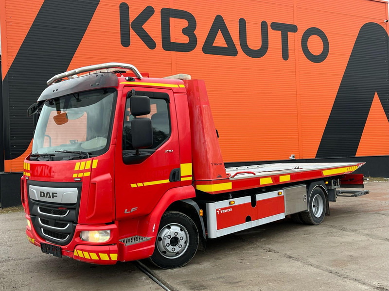 DAF LF 210 4x2 TEVOR ZP30A1 / PLATFORM L=5350 mm - Camión portavehículos: foto 1 DAF LF 210 4x2 TEVOR ZP30A1 / PLATFORM L=5350 mm - Camión portavehículos: foto 1