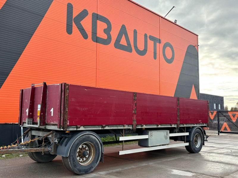 KEL-BERG PRAH 18 BPW AXLES / EXTENDABLE DRAWBAR - Remolque plataforma/ Caja abierta: foto 1 KEL-BERG PRAH 18 BPW AXLES / EXTENDABLE DRAWBAR - Remolque plataforma/ Caja abierta: foto 1