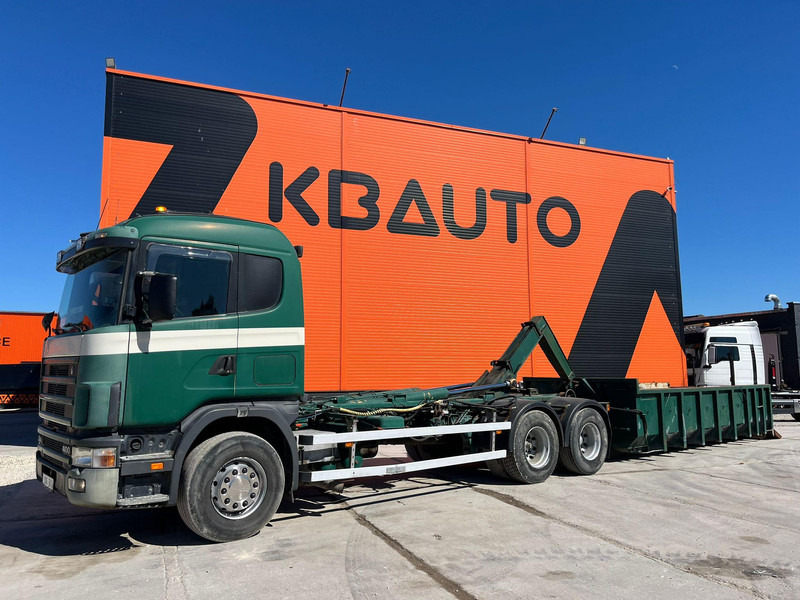 Scania R 124 400 6x2 MARREL AL 20 ton / L=5600 mm / BOX FOR SALE SEPARATELY - Camión multibasculante: foto 1 Scania R 124 400 6x2 MARREL AL 20 ton / L=5600 mm / BOX FOR SALE SEPARATELY - Camión multibasculante: foto 1