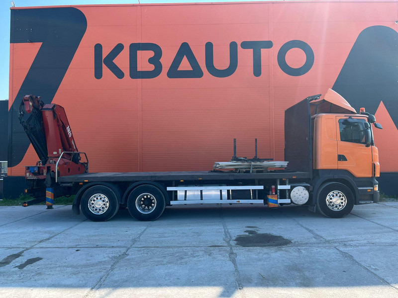 Scania R 340 6x2*4 HMF 2823-K6 + JIB / PLATFORM L=7293 mm - Camión caja abierta, Camión grúa: foto 5 Scania R 340 6x2*4 HMF 2823-K6 + JIB / PLATFORM L=7293 mm - Camión caja abierta, Camión grúa: foto 5