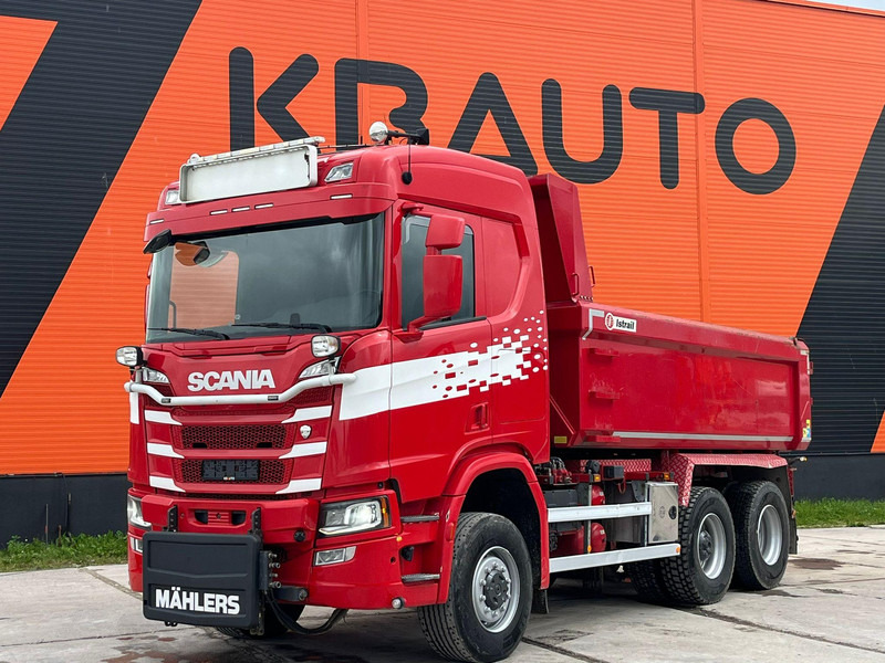 Scania R 500 4x4+2 RETARDER / BIG AXLE / BOX L=4743 mm - Camión volquete: foto 1 Scania R 500 4x4+2 RETARDER / BIG AXLE / BOX L=4743 mm - Camión volquete: foto 1
