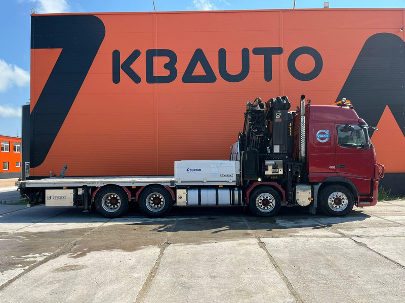 Volvo FH 480 8x4 HIAB 1055E-8 / WINCH / PLATFORM L=6928 mm - Camión caja abierta, Camión grúa: foto 5 Volvo FH 480 8x4 HIAB 1055E-8 / WINCH / PLATFORM L=6928 mm - Camión caja abierta, Camión grúa: foto 5