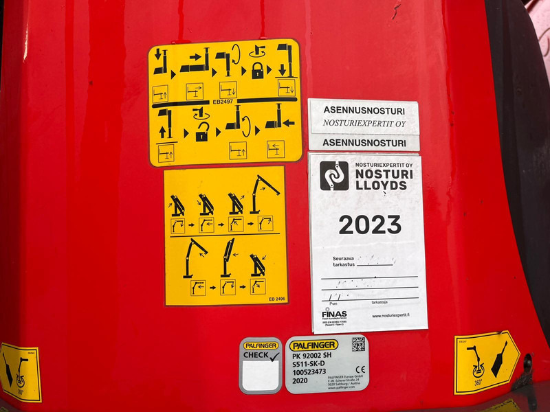 Leasing de Volvo FH 540 8x4 PK 92002 + JIB + WINCH / PLATFORM L=6341-7344 mm extendable Volvo FH 540 8x4 PK 92002 + JIB + WINCH / PLATFORM L=6341-7344 mm extendable: foto 13