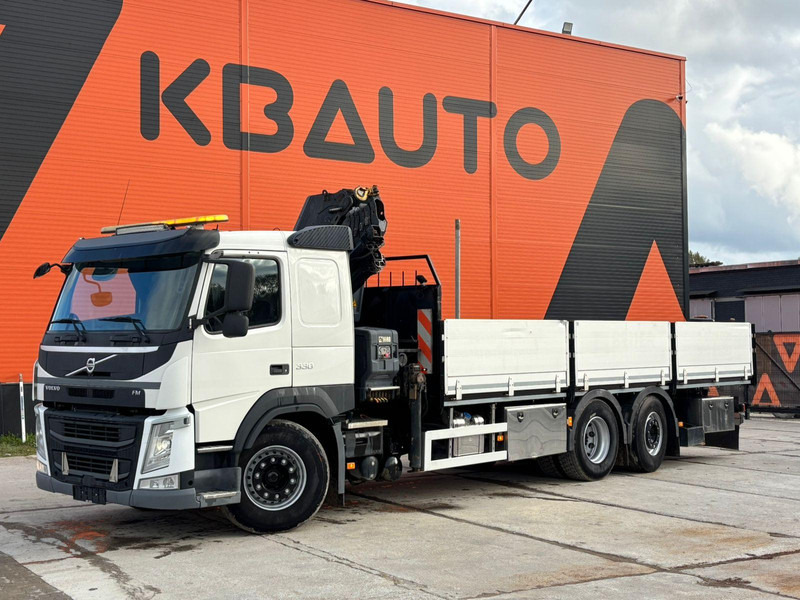 Volvo FM 330 6x2*4 HIAB X-HIPRO 192 E-5 / boom 15 m / 880 kg / PLATFORM L=7525 mm - Camión caja abierta, Camión grúa: foto 2 Volvo FM 330 6x2*4 HIAB X-HIPRO 192 E-5 / boom 15 m / 880 kg / PLATFORM L=7525 mm - Camión caja abierta, Camión grúa: foto 2