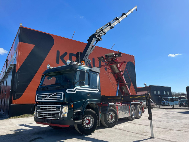 Volvo FM 480 8x2 HIAB 288 EP-5 HIPRO / WIRE LIFT L=5200 mm - Camión con equipo de cable, Camión grúa: foto 1 Volvo FM 480 8x2 HIAB 288 EP-5 HIPRO / WIRE LIFT L=5200 mm - Camión con equipo de cable, Camión grúa: foto 1