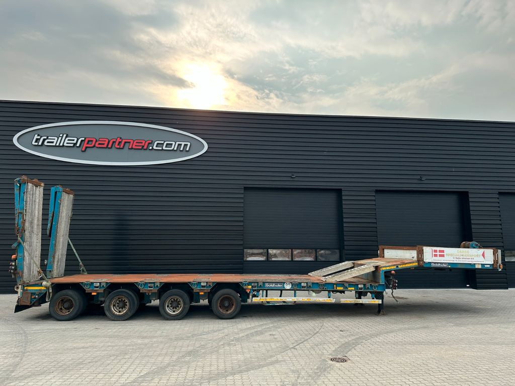 Goldhofer 4 achs tieflader / ausziehbar Goldhofer 4 achs tieflader / ausziehbar - Semirremolque góndola rebajadas: foto 1 Goldhofer 4 achs tieflader / ausziehbar Goldhofer 4 achs tieflader / ausziehbar - Semirremolque góndola rebajadas: foto 1