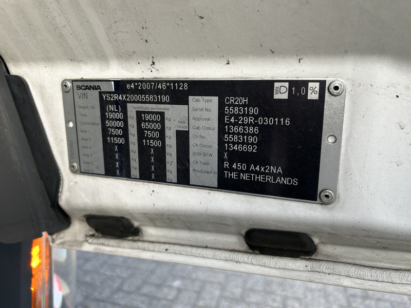 Cabeza tractora Scania R450 Highline / Retarder / 724 dkm / APK TUV 07-26: foto 12