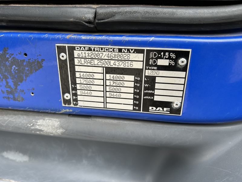 Camión lona DAF LF 210 FA / 12 Ton / 454 dkm / Pritsch-Plane / LBW / APK TUV 11-25: foto 15