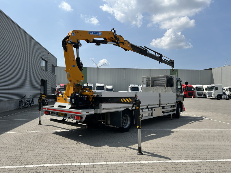 DAF LF 310 FA / Effer 175.2/3s Crane / 728 dkm / Flat Bed / APK TUV 10-25 - Camión grúa: foto 2 DAF LF 310 FA / Effer 175.2/3s Crane / 728 dkm / Flat Bed / APK TUV 10-25 - Camión grúa: foto 2