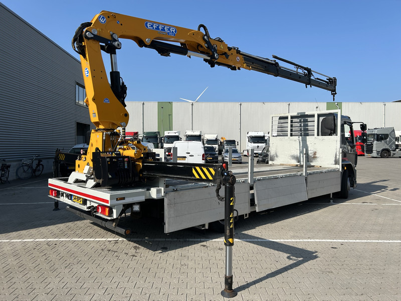 DAF LF 320 FA 19T + Burg BPM 0018 Trailer / Effer 175.2/c3s Crane / NL Combi - Camión caja abierta, Camión grúa: foto 2 DAF LF 320 FA 19T + Burg BPM 0018 Trailer / Effer 175.2/c3s Crane / NL Combi - Camión caja abierta, Camión grúa: foto 2