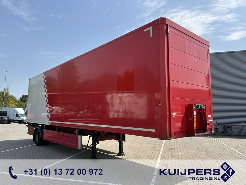 Groenewegen Jumbo / City / Box / Laadklep 2500 kg / APK TUV 11-25 - Semirremolque caja cerrada: foto 1 Groenewegen Jumbo / City / Box / Laadklep 2500 kg / APK TUV 11-25 - Semirremolque caja cerrada: foto 1
