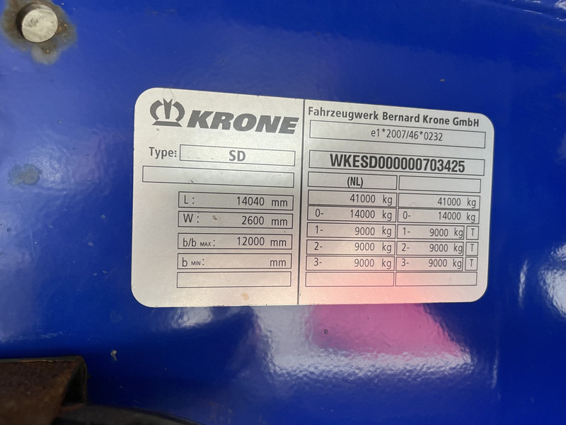 Semirremolque frigorífico Krone Coolliner / Carrier Vector 1950 / Frigo Box / BPW Drum / APK TUV 04-26: foto 18 Semirremolque frigorífico Krone Coolliner / Carrier Vector 1950 / Frigo Box / BPW Drum / APK TUV 04-26: foto 18