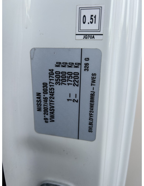 Furgoneta frigorifica Nissan Cabstar NT400 / Duo Temp Frigo -30 gr / 146 dkm / Blad - Blad / APK TUV 03-26: foto 13 Furgoneta frigorifica Nissan Cabstar NT400 / Duo Temp Frigo -30 gr / 146 dkm / Blad - Blad / APK TUV 03-26: foto 13