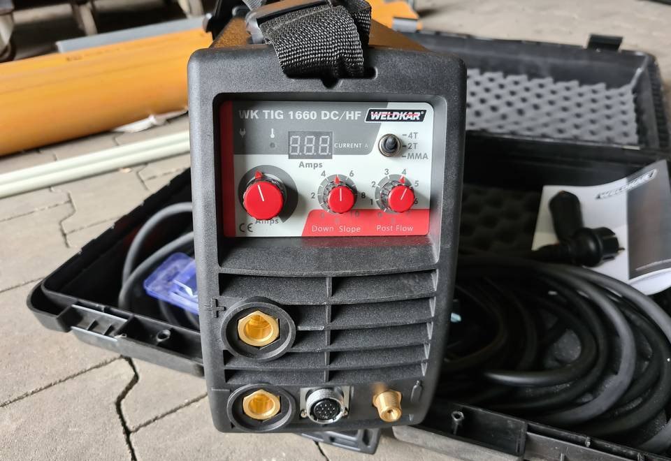 Spawarka Tig WELDKAR WK 1660 DC/HF 160 A - Equipo de soldadura: foto 2 Spawarka Tig WELDKAR WK 1660 DC/HF 160 A - Equipo de soldadura: foto 2