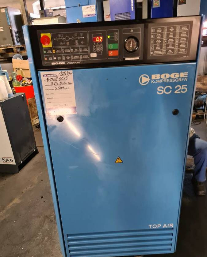 Sprężarka tłokowa BOGE SC 25, 18,5 kw - Compresor de aire: foto 2 Sprężarka tłokowa BOGE SC 25, 18,5 kw - Compresor de aire: foto 2