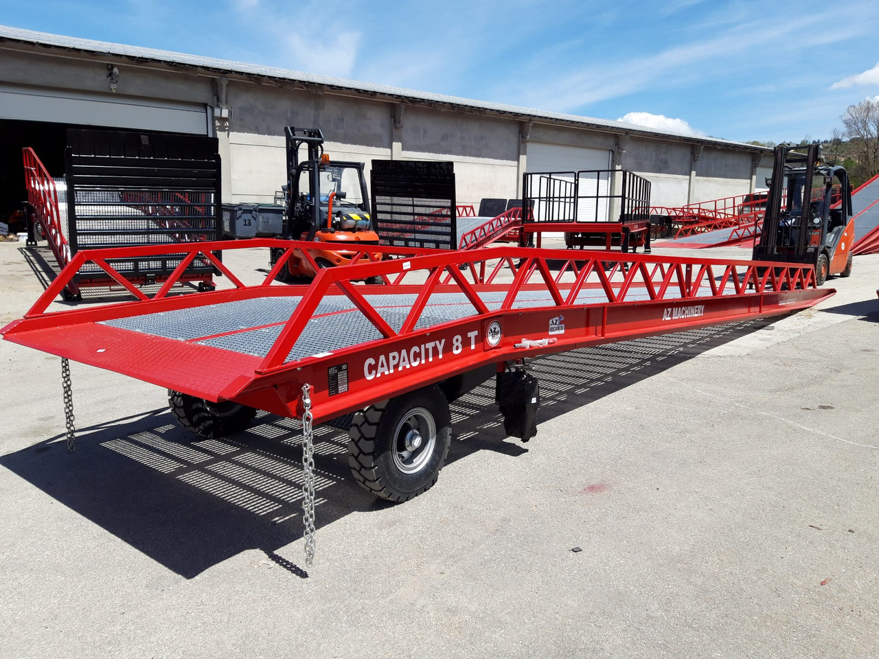 AZ RAMP EASY-XL 8 mobile loading ramp - Rampa de carga: foto 1 AZ RAMP EASY-XL 8 mobile loading ramp - Rampa de carga: foto 1