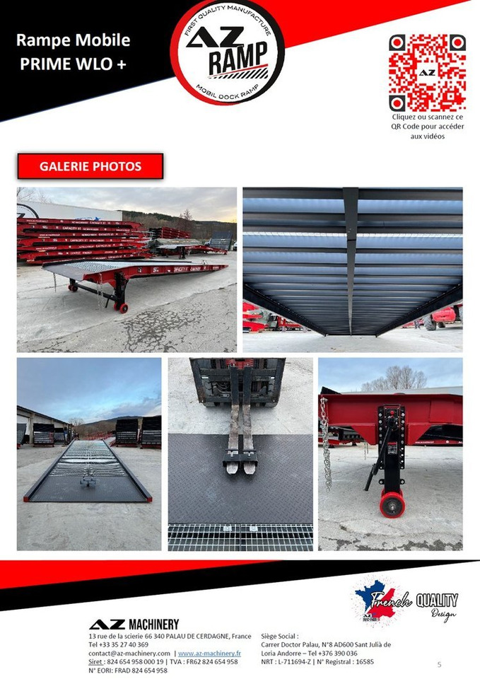 AZ RAMP-PRIME PRIME WLO + 8 . Industrial Mobil Loading Ramp - Rampa de carga: foto 5 AZ RAMP-PRIME PRIME WLO + 8 . Industrial Mobil Loading Ramp - Rampa de carga: foto 5
