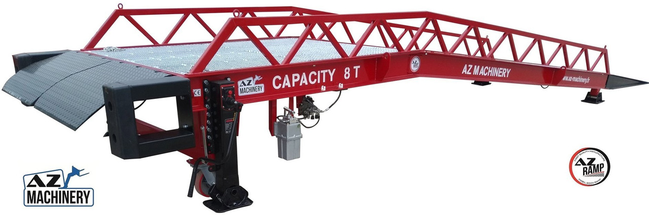 Loading Ramp with with hydraulic tilting bridge - AZ RAMP - STAR- 8T. 8 ton capacity - Rampa de carga: foto 1 Loading Ramp with with hydraulic tilting bridge - AZ RAMP - STAR- 8T. 8 ton capacity - Rampa de carga: foto 1