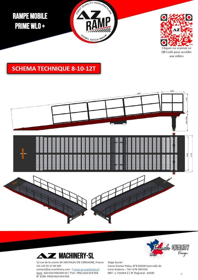 **RENTAL 12-24-36 Month** AZ RAMP-PRIME PRIME WLO + 8 . Industrial Mobil Loading Ramp - Rampa de carga: foto 5 **RENTAL 12-24-36 Month** AZ RAMP-PRIME PRIME WLO + 8 . Industrial Mobil Loading Ramp - Rampa de carga: foto 5