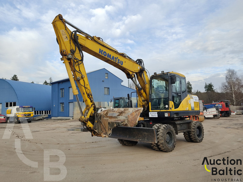 Komatsu PW160-7 - Excavadora de ruedas: foto 1 Komatsu PW160-7 - Excavadora de ruedas: foto 1