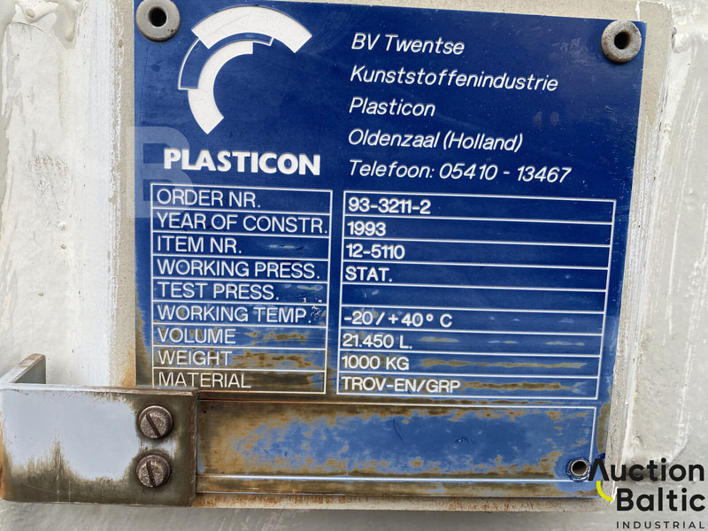 Plasticon Tank 21 m3 (Cisterna 21 m3) - Camión cisterna: foto 5 Plasticon Tank 21 m3 (Cisterna 21 m3) - Camión cisterna: foto 5