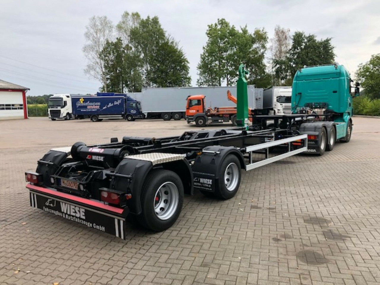 Auflieger Abrollkipper Hakenlift Hooklift - Semirremolque portacontenedore/ Intercambiable: foto 3 Auflieger Abrollkipper Hakenlift Hooklift - Semirremolque portacontenedore/ Intercambiable: foto 3