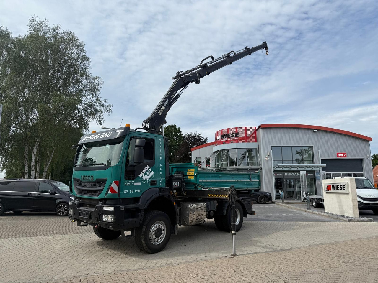 Iveco AD190 T/W Trakker 410 4x4 Allrad Kran KipperHIAB - Camión volquete, Camión grúa: foto 5 Iveco AD190 T/W Trakker 410 4x4 Allrad Kran KipperHIAB - Camión volquete, Camión grúa: foto 5