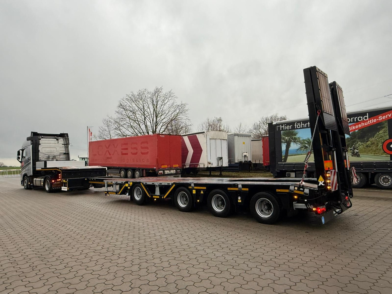 Semirremolque góndola rebajadas Kässbohrer K.SLA R 4 / 2N 18/40 Tieflader Radmulden tele: foto 8