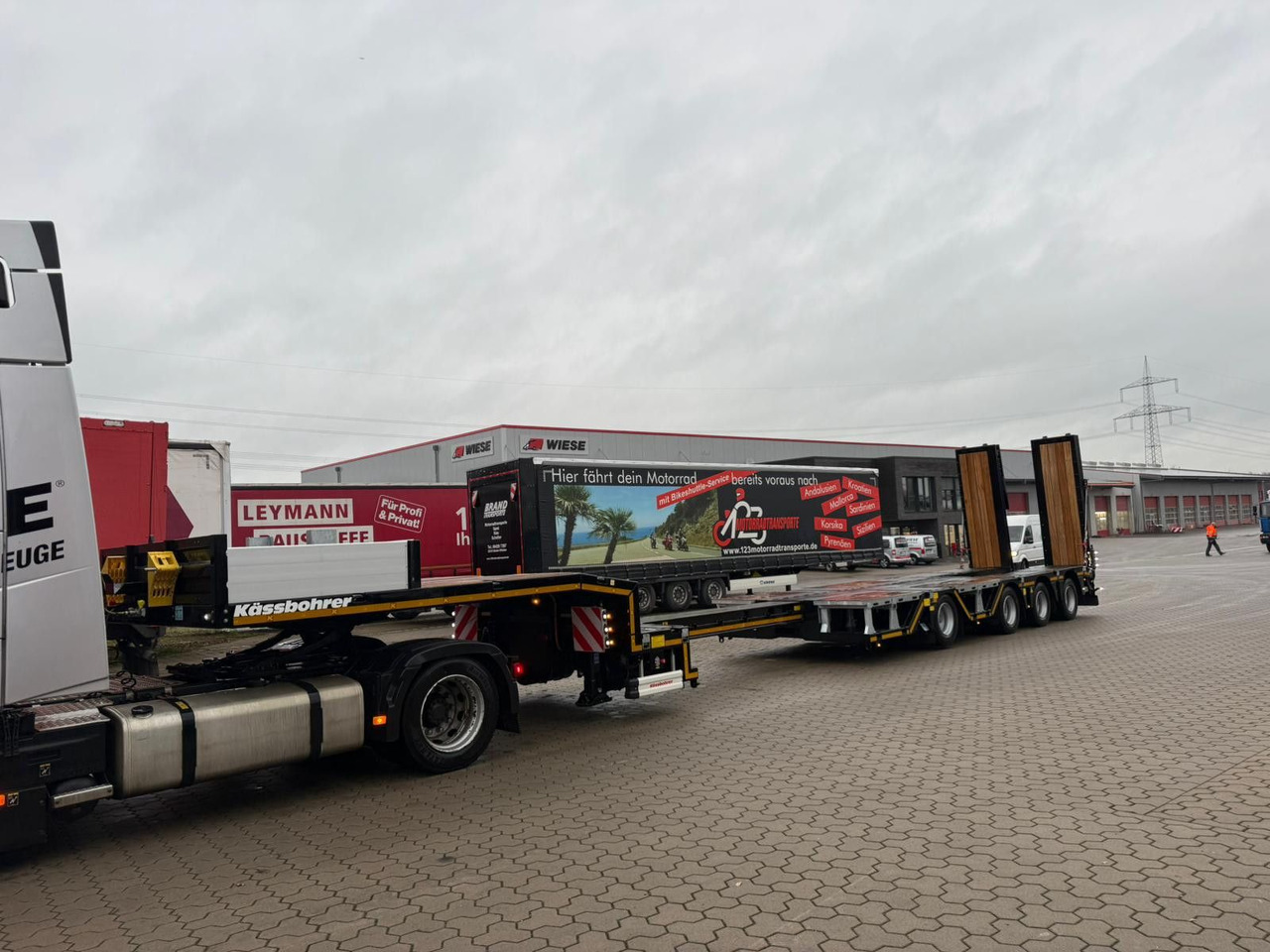 Semirremolque góndola rebajadas Kässbohrer K.SLA R 4 / 2N 18/40 Tieflader Radmulden tele: foto 7